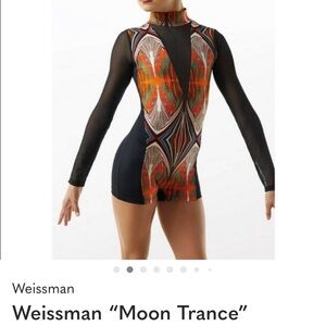 Weissman “Moon Trance” Warrior Print Biketard